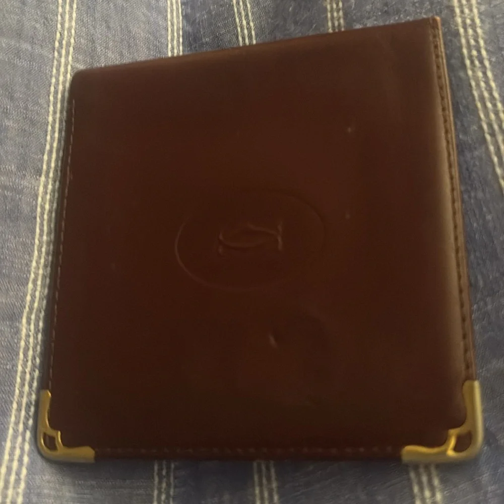 Cartier Brown and Gold Money Clip
